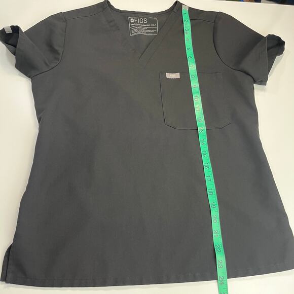 Figs Scrub Set Black Yola Skinny Pants XSP Catarina Top XSP Catarina Slim Top XS - Picture 10 of 16